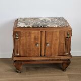 Oak bar furniture art deco style