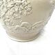 White pitcher blue pattern horses dog style Wedgwood