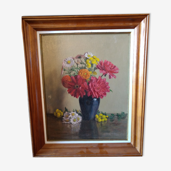 Tableau bouquet de fleurs