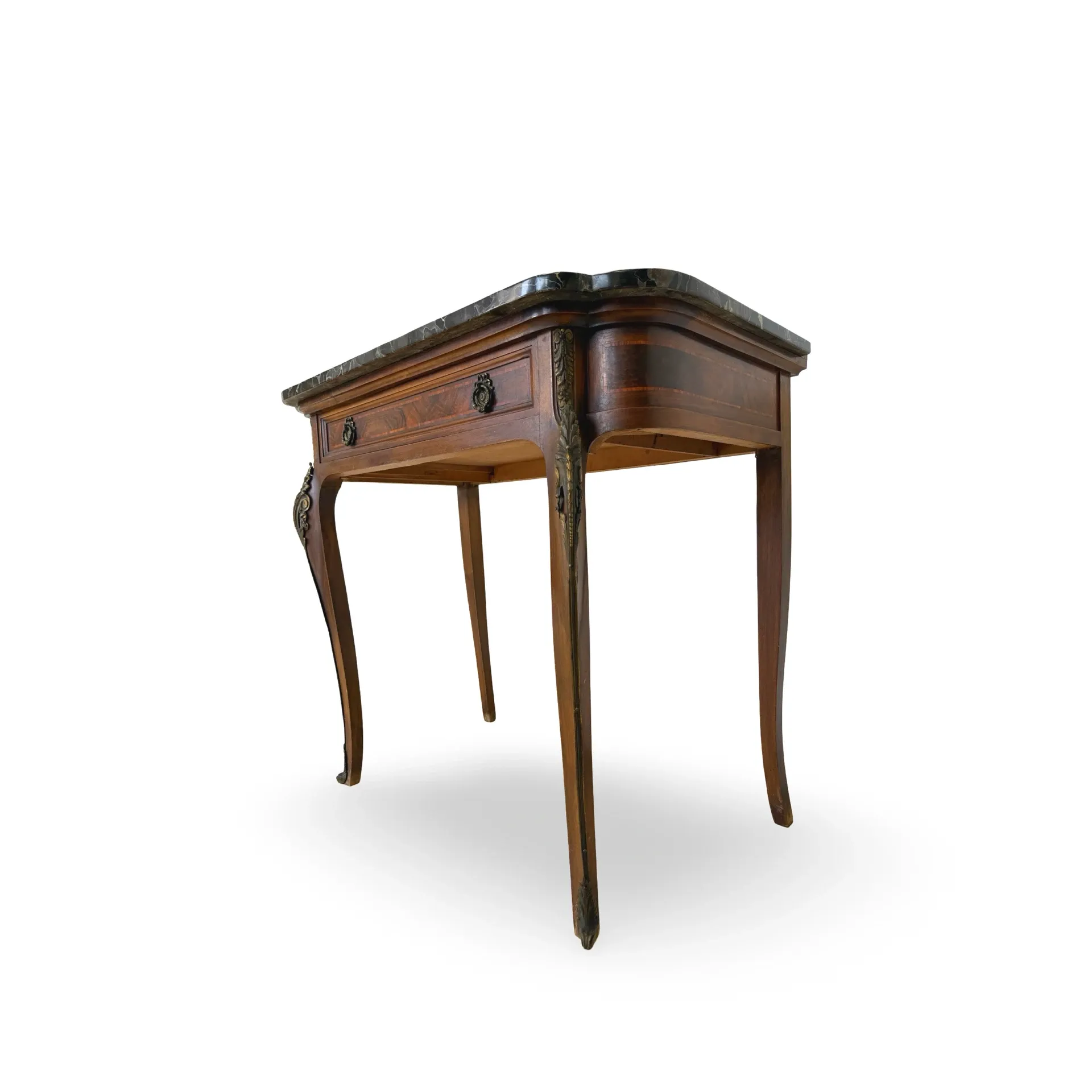 Console Table with Marble Top – 19th Century