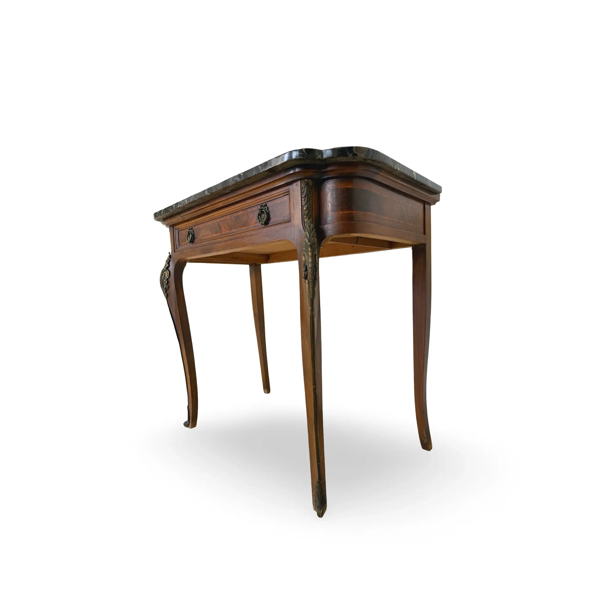 Table console avec plateau en marbre – 19e siècle