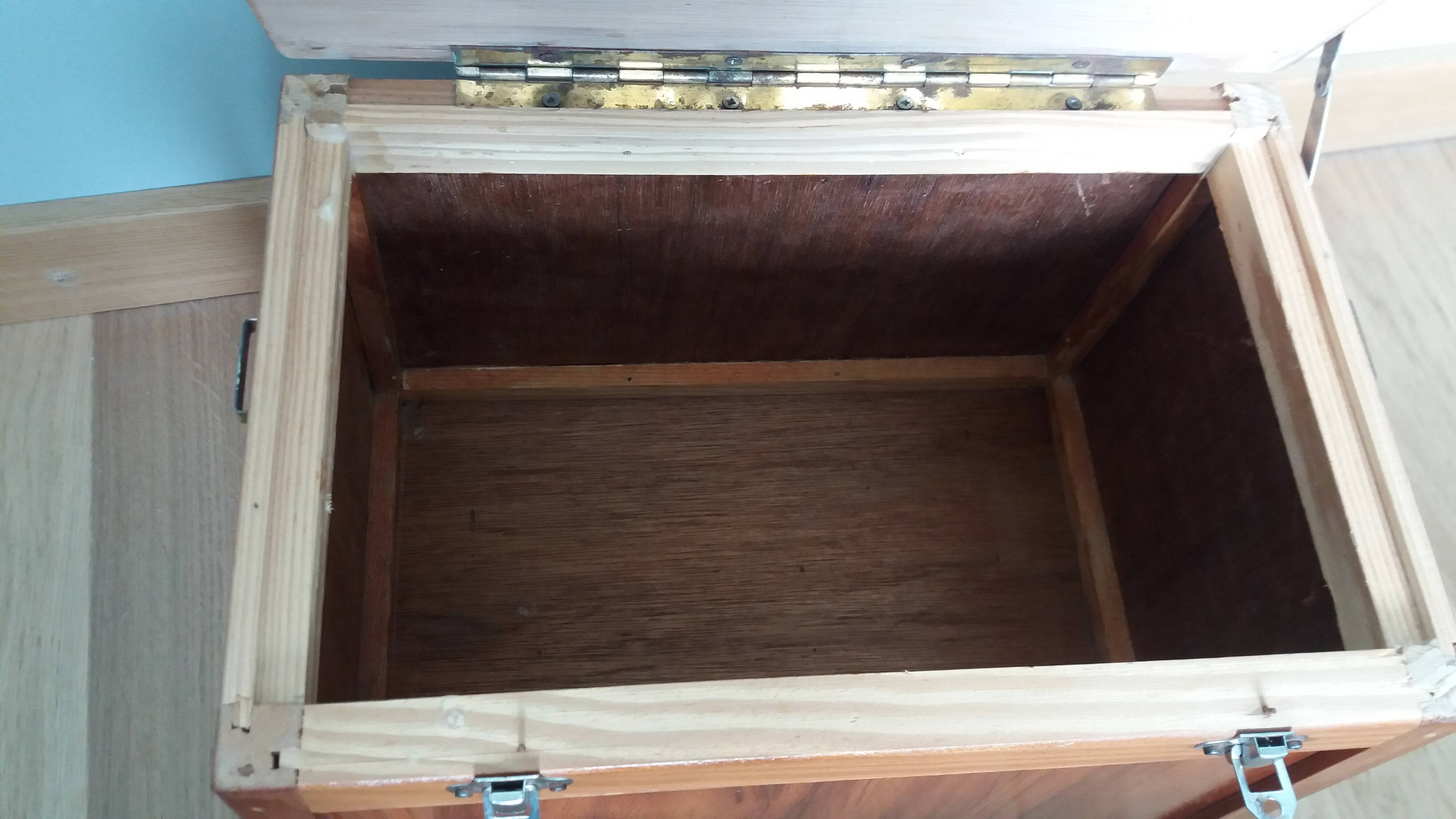 Fisherman's stool storage chest