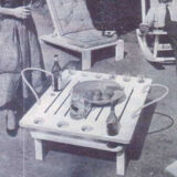 Gilles Sermadiras for Maison et Jardin, “Deauville” rocking chair, France, 1950