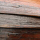 Ancient Picardy boat in solid wood