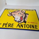 Enamelled ox muzzle plate of Father Antoine