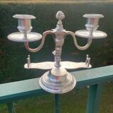 Antique silver candlestick
