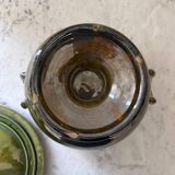 Large Provençal olive green soup tureen