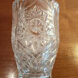 Bohemian crystal vase