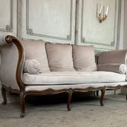 Louis XV Daybed In Beech Carved On All 4 Sides, France