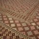 Antique afghan soumakh rug handmade oriental wool flat woven rug- 190x300cm