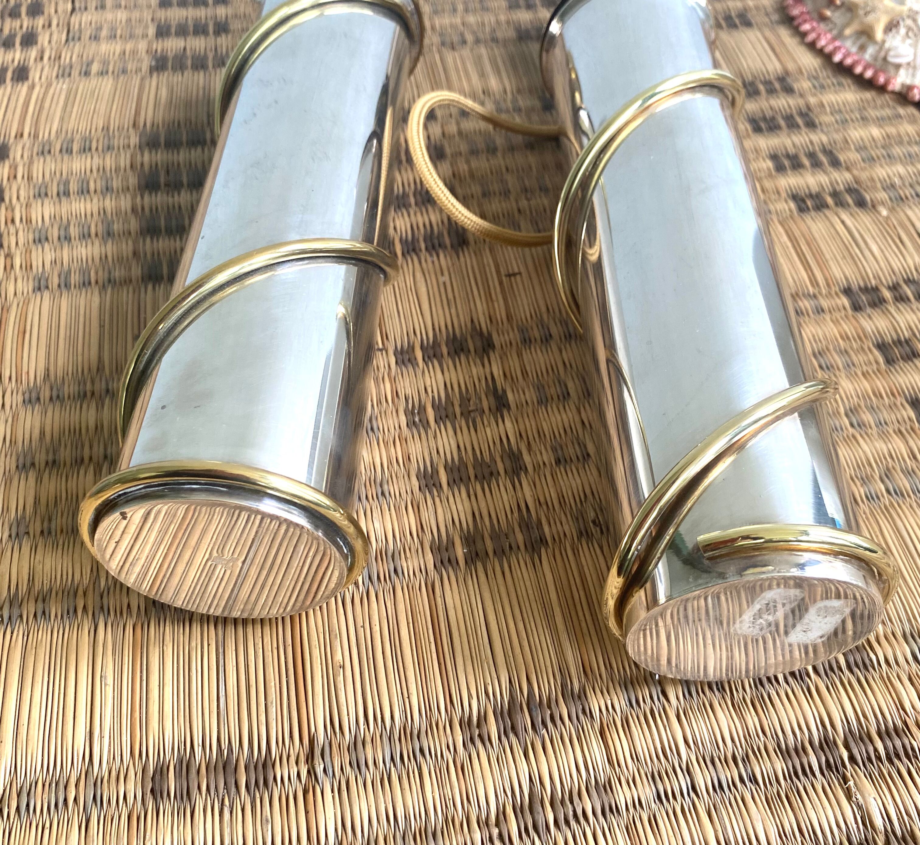 Duo pieds de lampe Ercuis