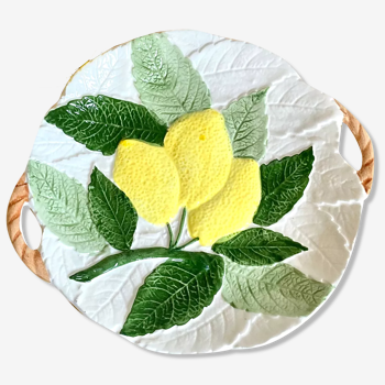 Cookie dish slip décor lemons