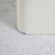 Coffee table "space age" fiberglass, white laquered, circa 1970