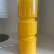 Fitz lamp in yellow glass Habitat vintage cylinder tube lamp