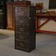 Ronéo 1-column, 5-flap cabinet, French work, circa 1950
