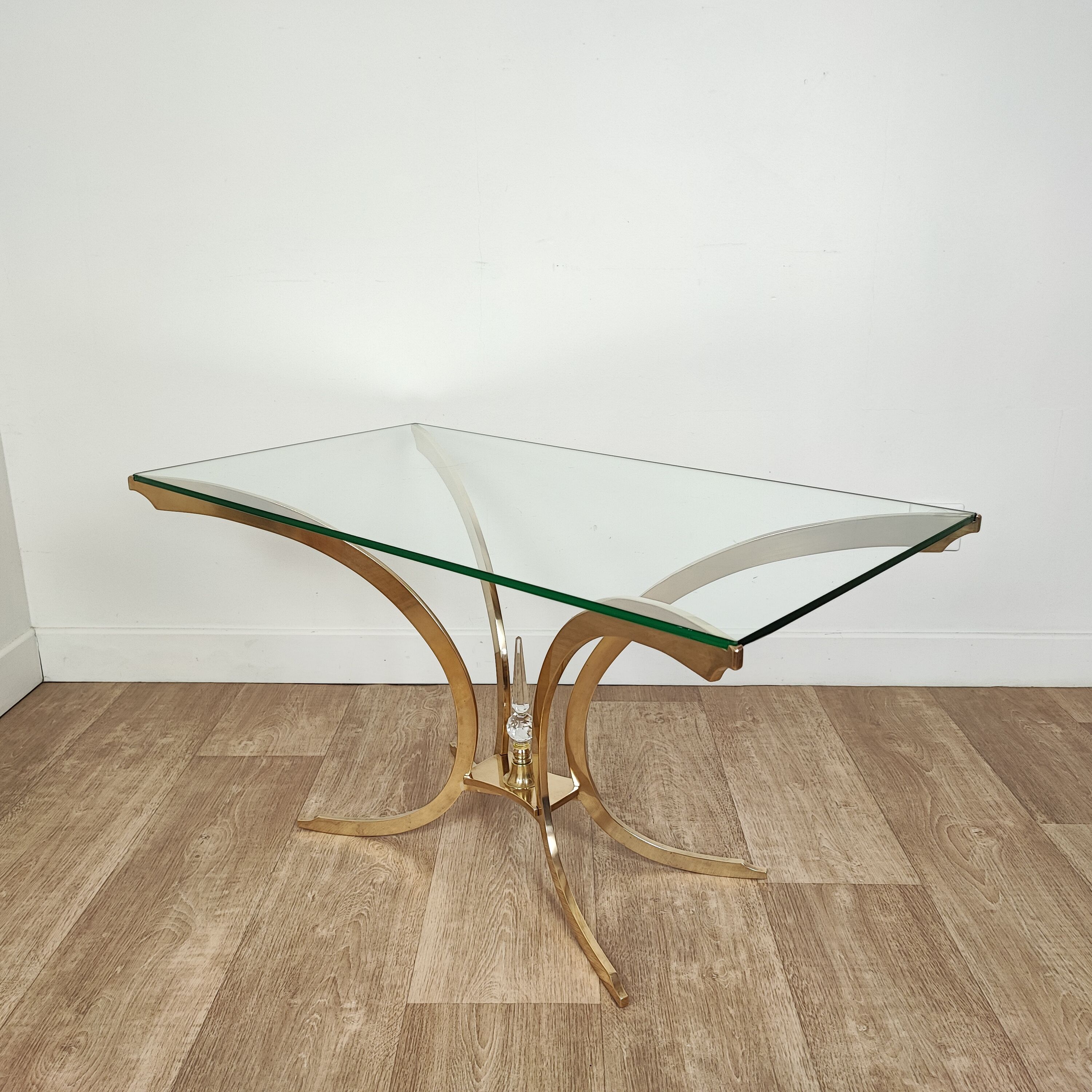 Table basse italienne en laiton