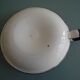 antique candlestick enamelled tin vintage candlestick Sweden