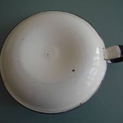 antique candlestick enamelled tin vintage candlestick Sweden