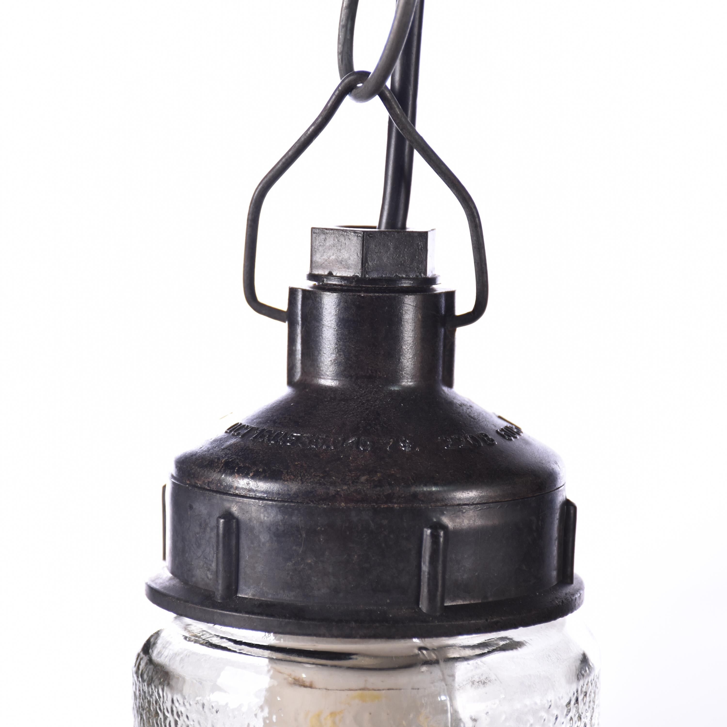 Vintage  glass pendant lamp  hanging lamp