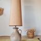 Grande lampe vintage en céramique Scheurich Germany