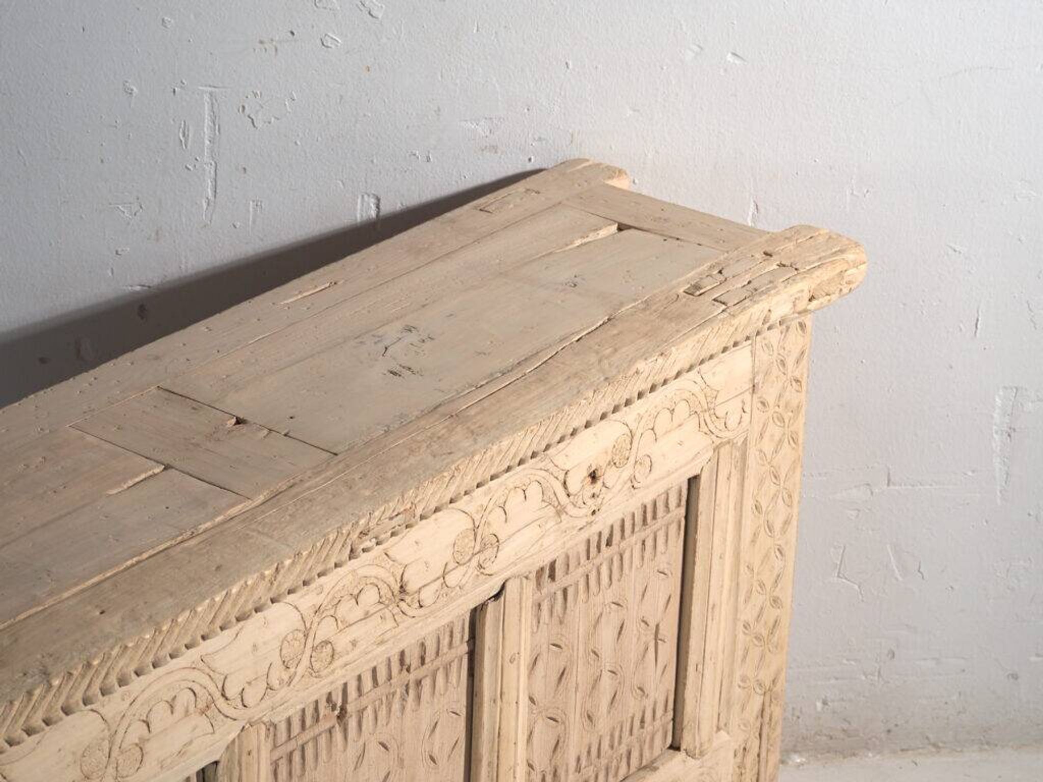 Antique carved pine buffet – China, circa 1920