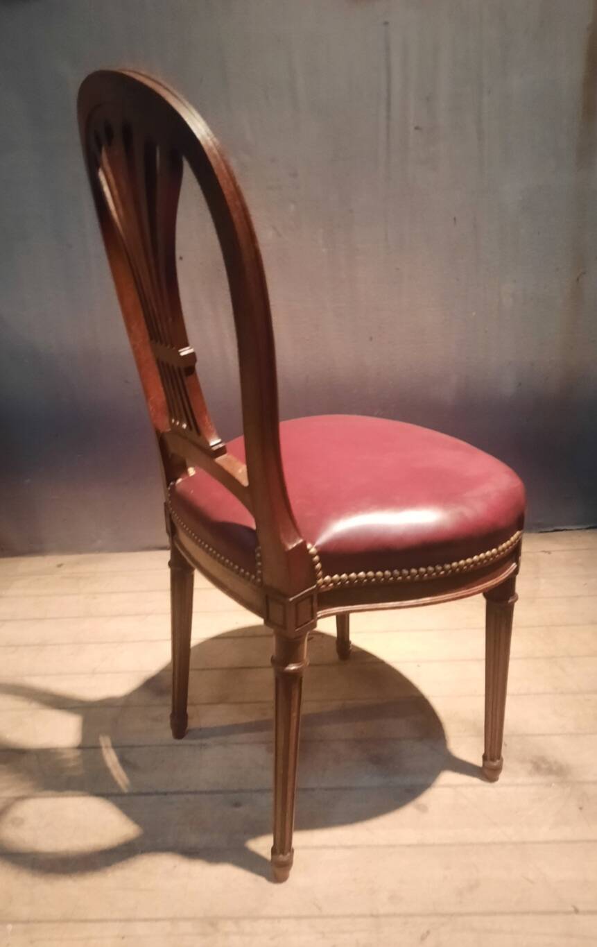 Serie de 6 chaises néo classique  du dix-neuvieme sciecle