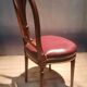 Set of 6 neo-classical chairs from the nineteenth century.