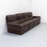 Leather modular sofa, 1970s
