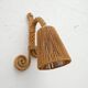 Audoux & minet rope wall light, france 1950
