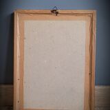 Rose lithograph frame Rosa Sulfura