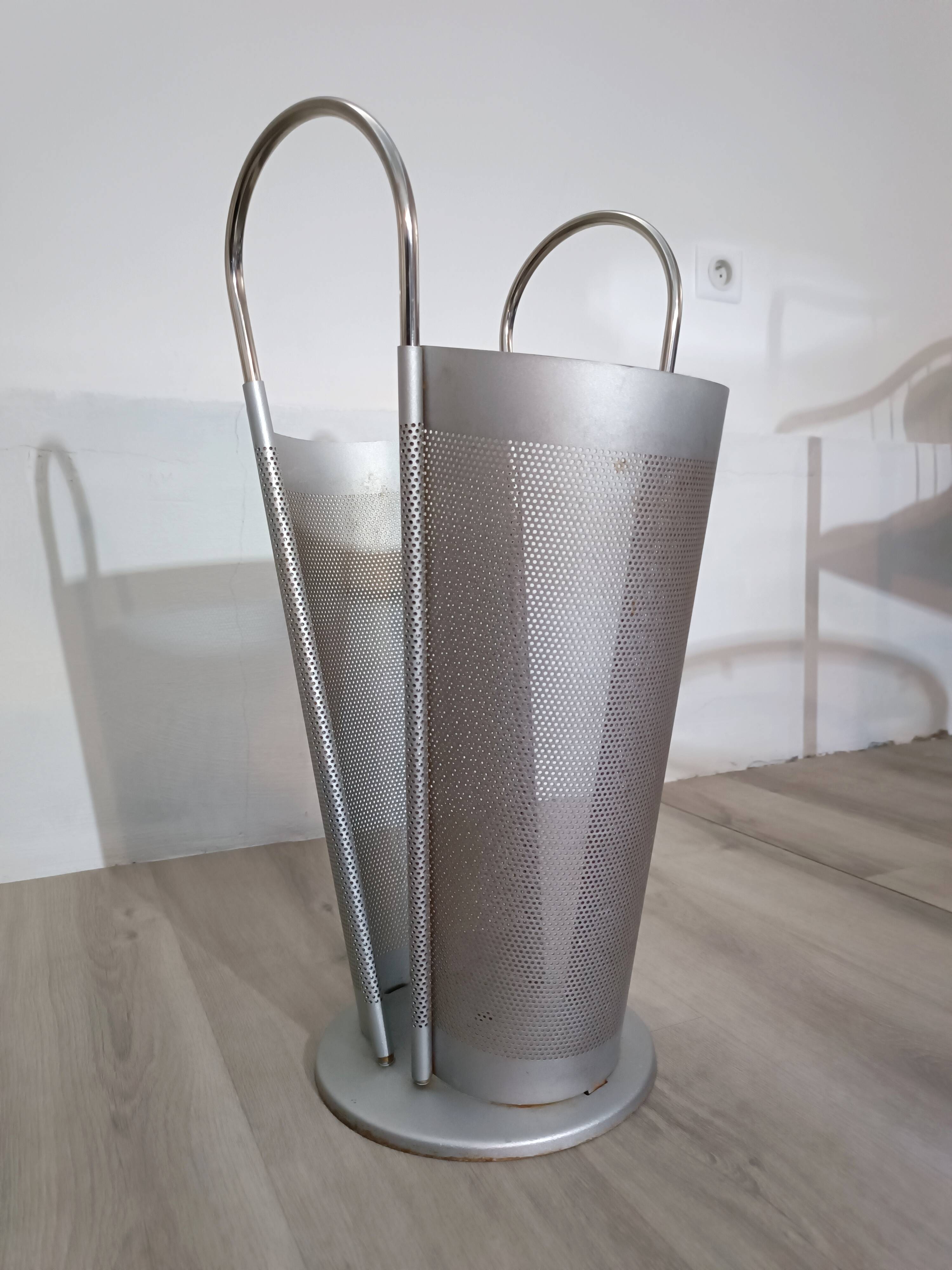 Magazine rack and umbrella stand Marius Mascagni 1970s