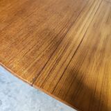 Scandinavian vintage teak round table