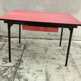 Vintage red formica table