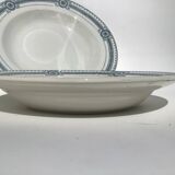 2 Carina U&C Sarreguemines Ironstone Deep Plates