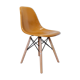 Chaise DSW ochre dark par Charles et Ray Eames pour Herman Miller, années 60