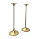 Scandinavian design candlestick duo - 1960s