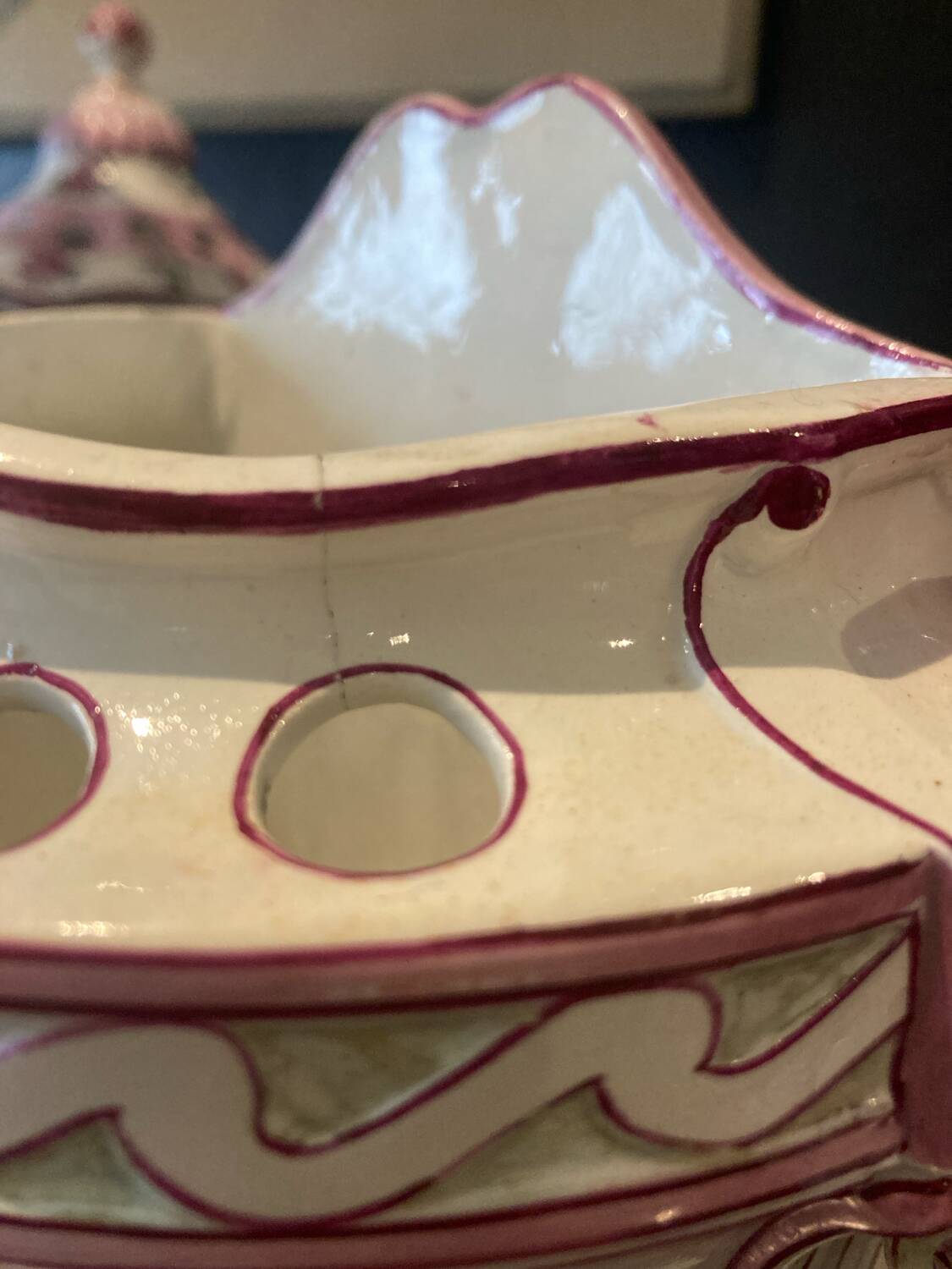 Ancient Gien flower girl