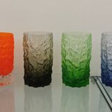 Service of 6 glasses by Geoffrey Baxter by Whitefriars, England 1960