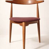 Tripod chair Heart Hans Wegner Fritz Hansen