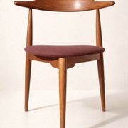 Chaise tripode Heart Hans Wegner Fritz Hansen