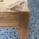 Table à manger sur-mesure en chêne massif — style scandinave - ébéniste