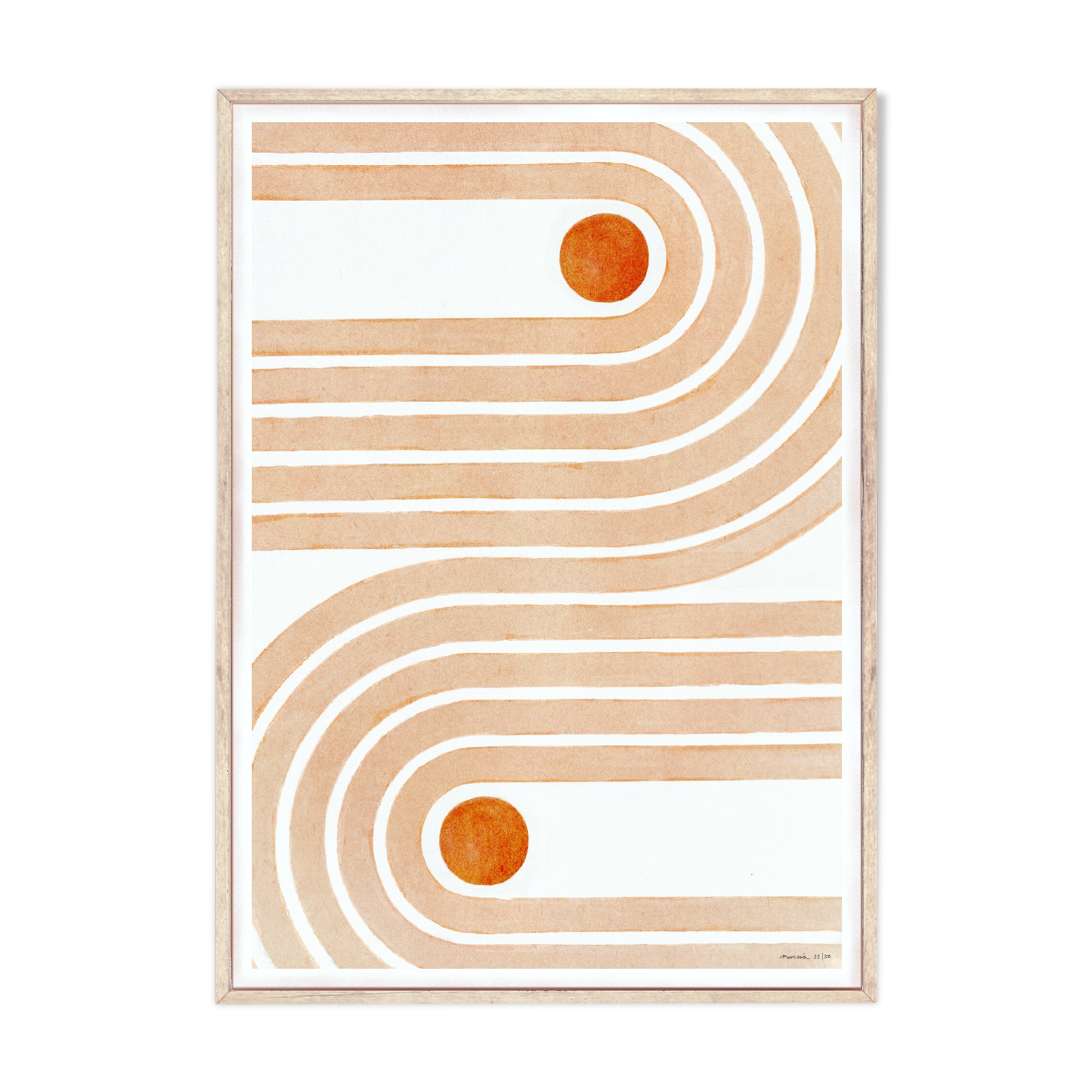 Impression d’art "Connected" A3