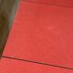 Vintage 1980s red formica folding table