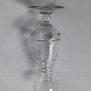 Vase vintage en verre ciselé