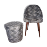 Chaise et pouf pelfran