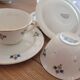 2 cups and saucers Keralux Boch Frères Belgium