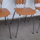 4 vintage petal chairs
