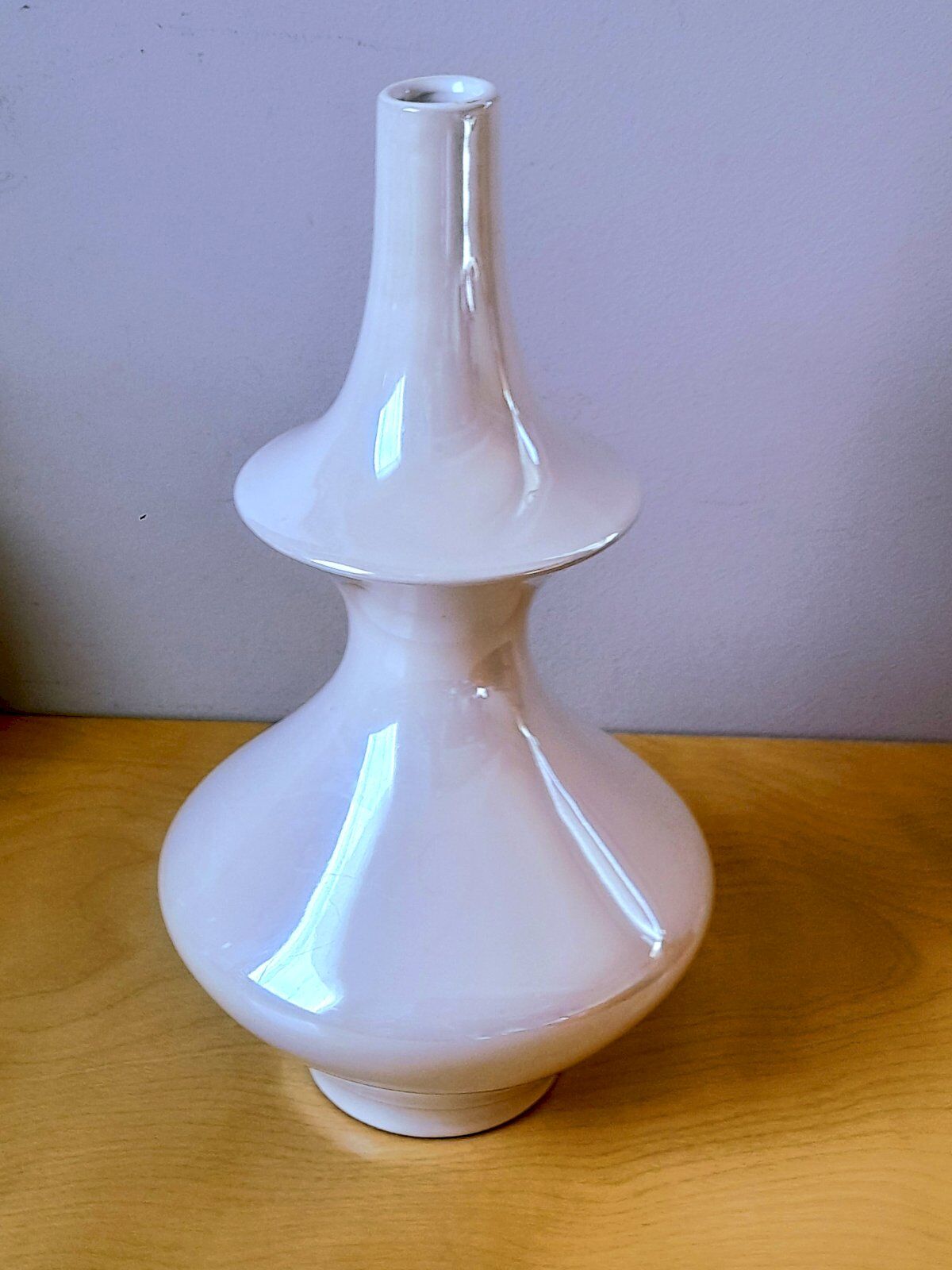 White ceramic vase