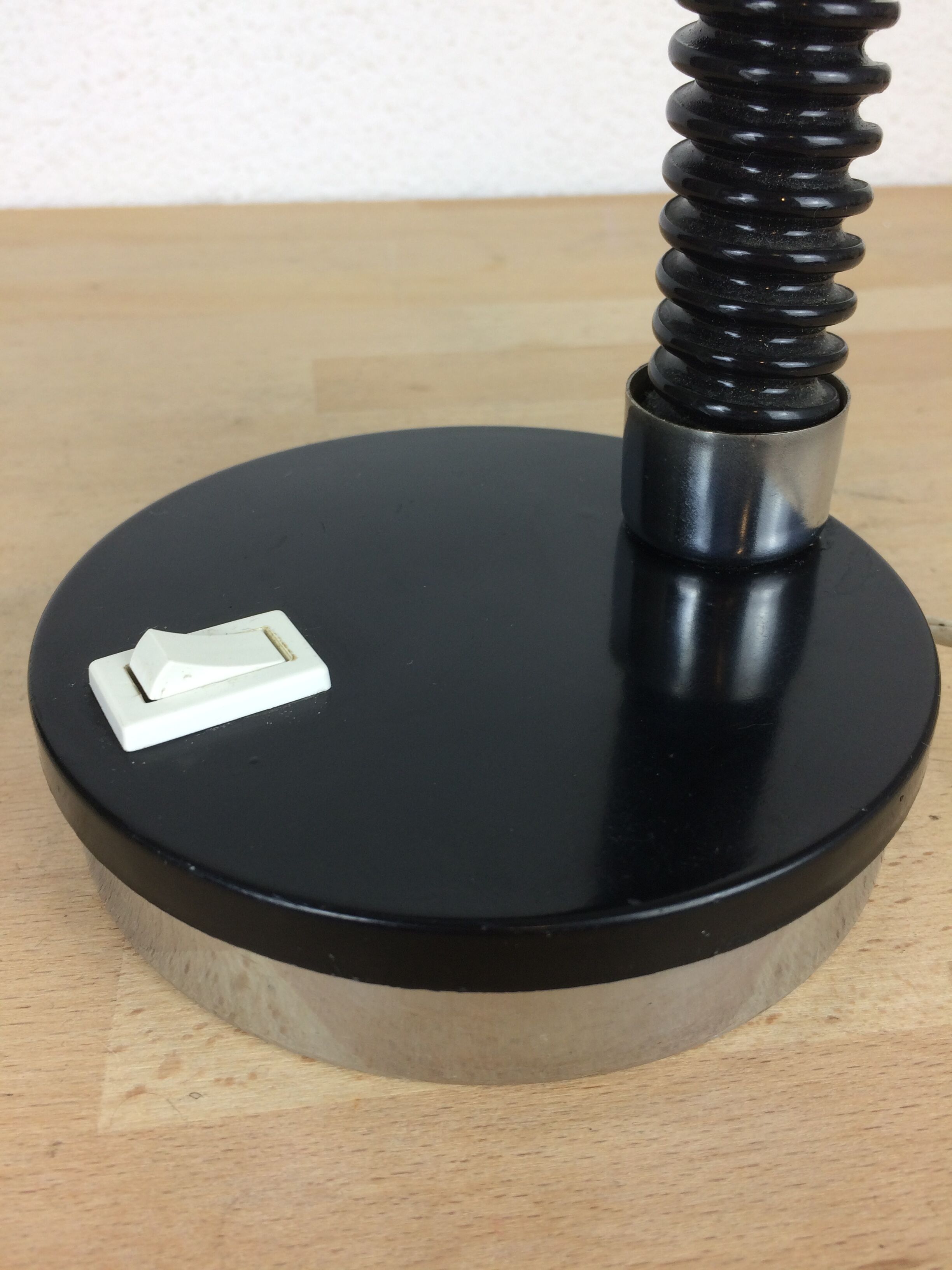 Targetti Sankey desk lamp in chrome, space age, 70's