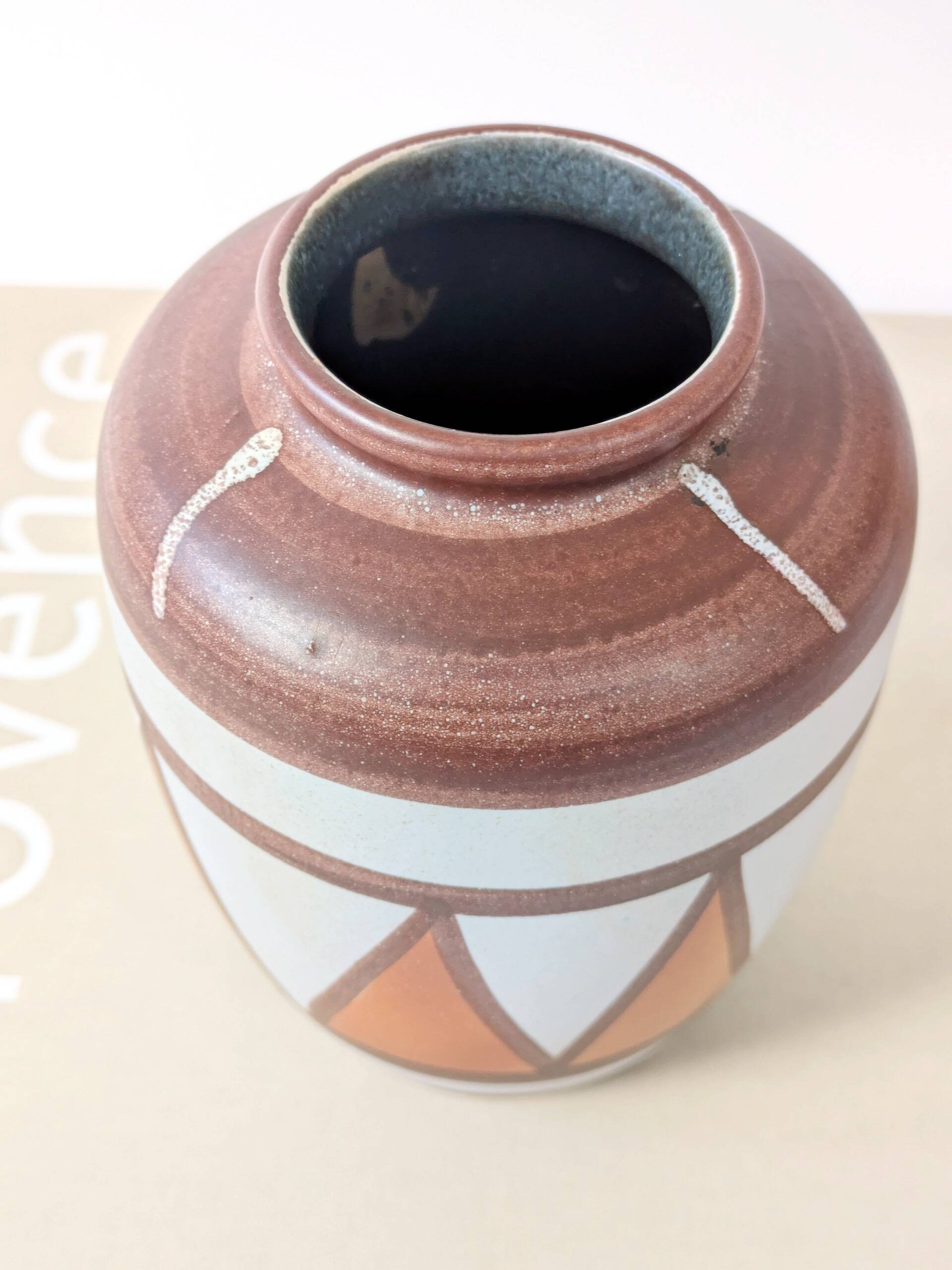 Ceramic vase from the 1960s, Ilkra, West Germany